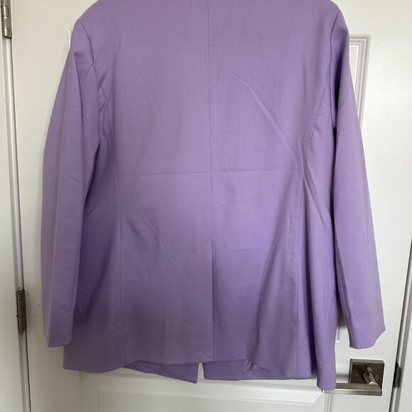NWOT H&M Oversized Blazer in Light Purple - Picture 4 of 4